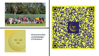 På jakt efter intresserade U15-spelare i baseboll